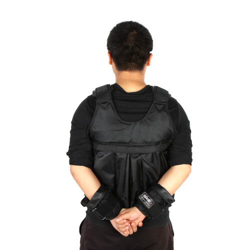 Max Loading 50kg Adjustable Weighted Vest Weight Jacket Exercise Boxing Training Waistcoat Invisible Weightloading Sand Clothing (Empty) 2
