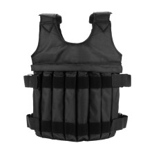Max Loading 20kg Adjustable Weighted Vest Weight Jacket Exercise Boxing Training Waistcoat Invisible Weightloading Sand Clothing (Empty)