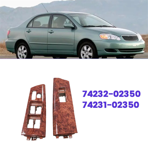 Auto Front Tür Fenster Glas Lift Schalter Panel Trim Abdeckung für 1
