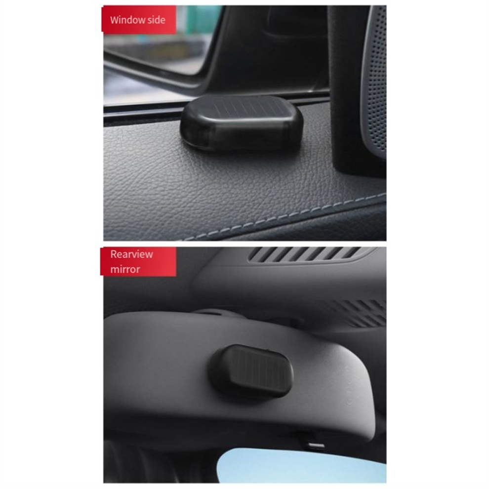 Car Solar Anti-Theft Analog Warning Flashing Light/Blue 4851271843386