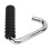 Fitness Handle Grip Silver C Shaped Universal Rubber Wrapped Training Pull Bar for Gym 6