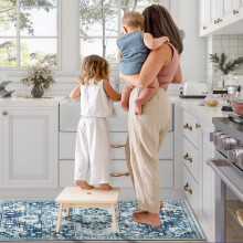 (60 x 110 cm (2 ft. x 3 ft. 7 in), Tranquil) Traditional Runner Rugs Nonslip Kitchen Hallway Floor Carpets & Door Mats