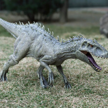 Kunststoff-Dinosaurier-Modellfigur mit offenem Mund 34x18x8 cm