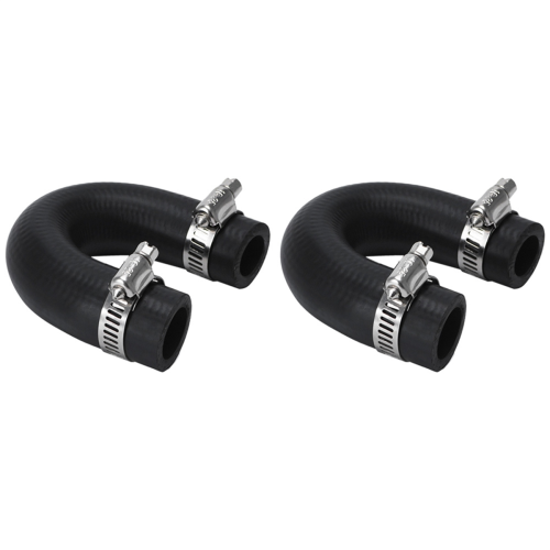 2 Pcs Heater Core Bypass Hose Coolant Crossover for