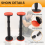 Single Socket Support Bathroom Cabinet Installation Load Bearing 6