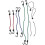 Heavy Duty Assorted Bungee Cords Set with Hooks in Storage Tube 1