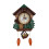 Cuckoo Clock Tree House Wall Clock Art Vintage Decoration for Home 2