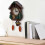 Cuckoo Clock Tree House Wall Clock Art Vintage Decoration for Home 11