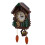Cuckoo Clock Tree House Wall Clock Art Vintage Decoration for Home 16