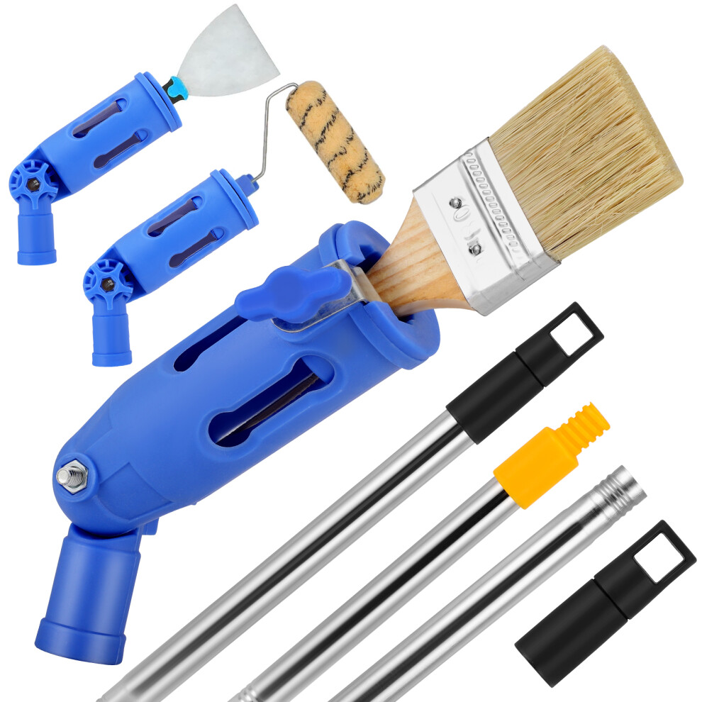 Extendable Paint Brushes Holder 160° Adjustable for Walls Painting