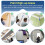 1m Extendable Paint Brush Roller Handle Adjustable 160° Angle Extension Pole for Wall Ceiling Painting Multi-Angle Painting Tool 3