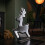 Samuel Alexander 60cm LED Infinity Ice White Leaping Reindeer Christmas Decoration 5