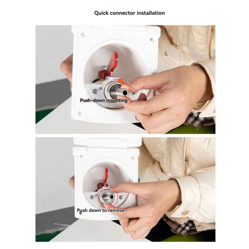 RV Gas Quick Interface Quelle Kohlegas und Flüssiggas 1