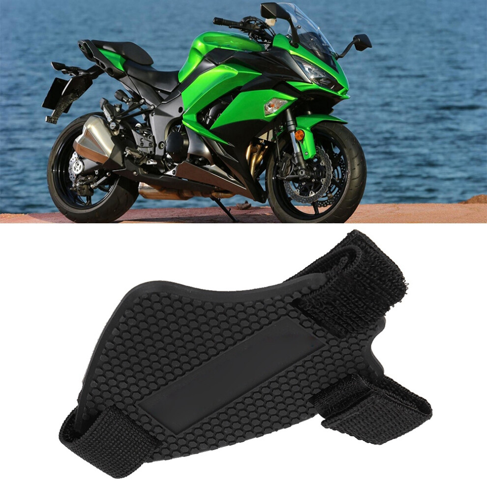 Rubber Motorcycle Shoes Boots Cover Protector Shifter Guards Gear Protection Shift Pad 9421324504196