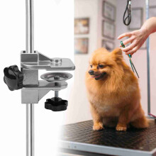 Pet Grooming Table Arms Hair Dryer Clamp Clip Holder(Inner Dia 2.3*2.3cm)