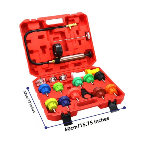 Kit di strumenti per il test delle perdite di pressione del radiatore da 18 pezzi 2