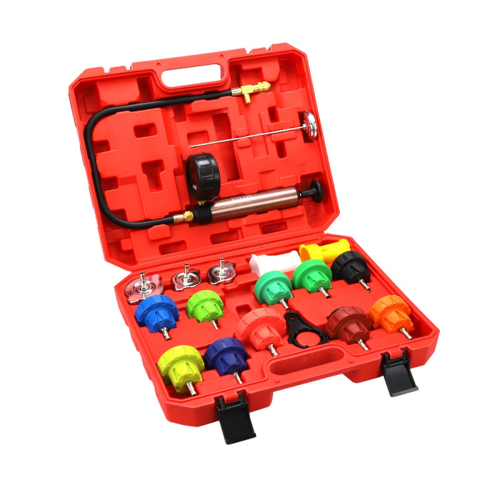 Kit di strumenti per il test delle perdite di pressione del radiatore da 18 pezzi 1