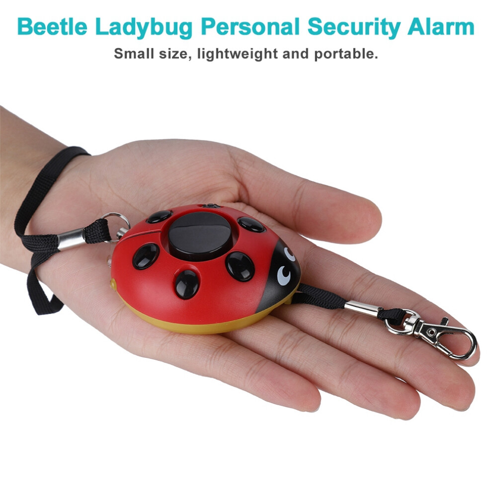 120Db Portable Personal Security Alarm Beetle Ladybug Women Kid Eldery Protect Alert 7611324504551