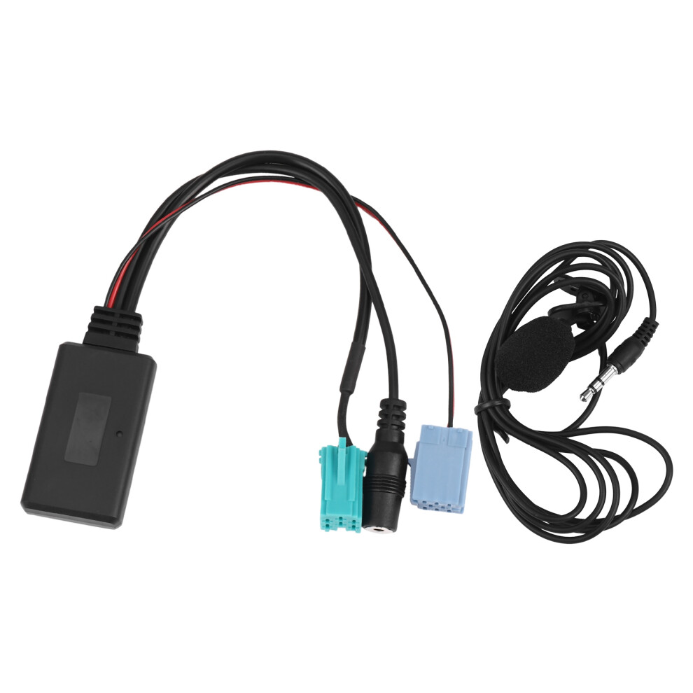 Photos - FM Transmitter Car Bluetooth 5.0 Aux Cable Microphone Mobile Phone Calling Adapter