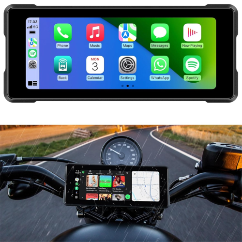 DVR portatile per moto da 6,86 pollici con Carplay wireless 1