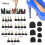 84pcs High Heel Replacement Tips Non Slip Shoes Repair Heel Dowels Protector 4