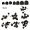 84pcs High Heel Replacement Tips Non Slip Shoes Repair Heel Dowels Protector 6