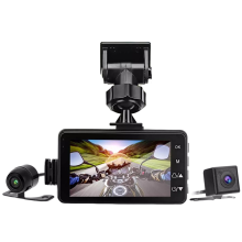 Motorcycle DVR Dash Camera with Front Rear Camera