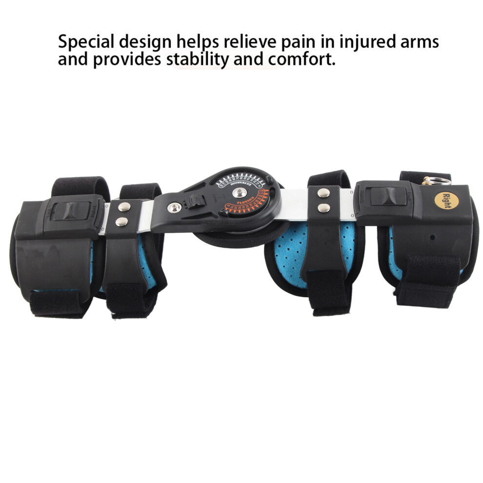 Adjustable Elbow Brace Fixation Sling Orthosis Protector Recovery Support for Right Arm