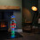 Samuel Alexander 74cm Infinity Light up Christmas Nutcracker Decoration with Multi-Coloured LEDs on Metal Base 2