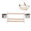 Multipurpose Pet Bird Parrot Stand Platform Birdcage with Feeder 9