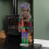 Samuel Alexander 74cm Infinity Light up Christmas Nutcracker Decoration with Multi-Coloured LEDs on Metal Base 4