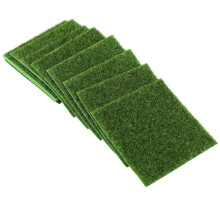 10 PCS Artificial Grass Mat Turf Lawn Garden Micro Landscape Ornament Home Decor