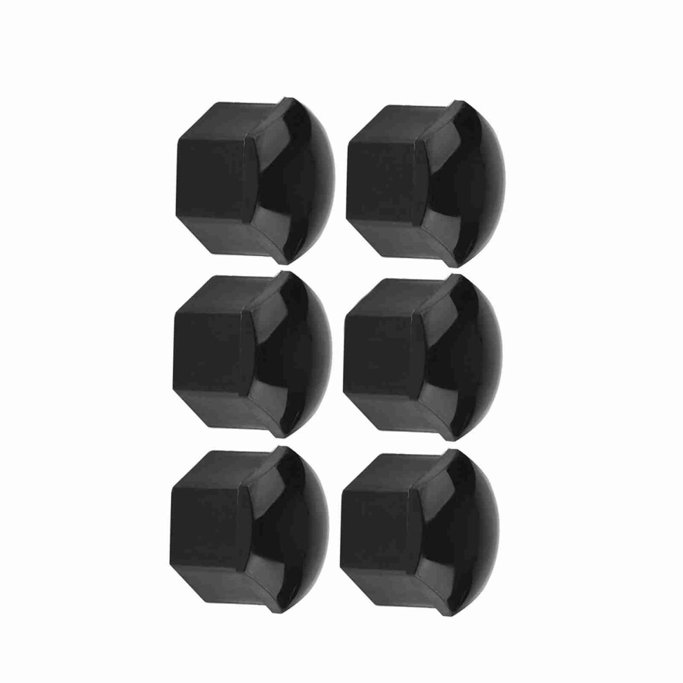20Pcs 19Mm Car Wheel Nut Caps Auto Hub Screw Cover Bolt Rims Exterior Protection (Black) Black 9451324507873