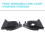 1 paio di coperture per parabrezza anteriore per auto per GLE350 3.5L 2021 4