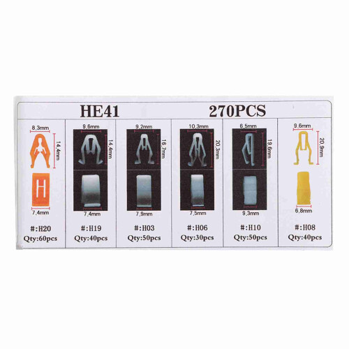 Car Console Panel Clip Kit 270pcs
