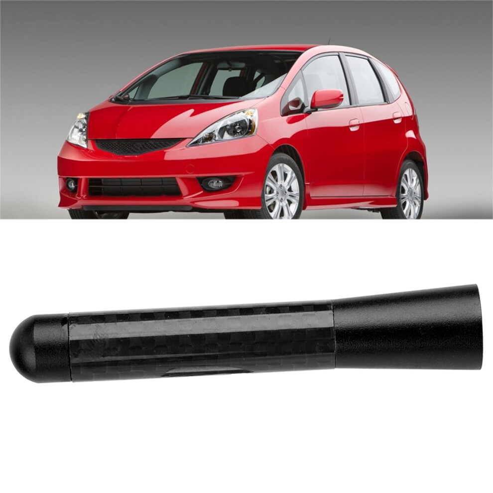 3ÂCarbon Fiber Screw Radio Short Antenna Aerial For Universal Car Modification (Black) Black 4161324508880