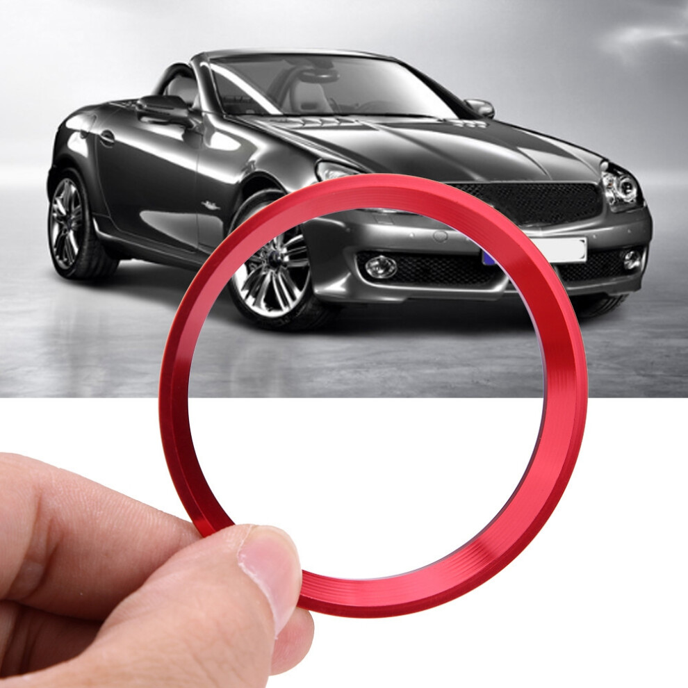Car Steering Wheel Ring Cover Trim For Mercedes Benz Cla Glk A Class W204 W246 W176 W117 Red 7621324509340