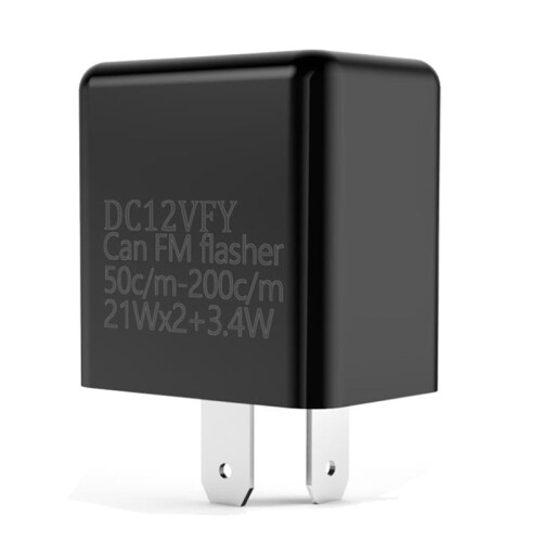 2-poliges LED-Relais, 12 V, einstellbare Frequenz für Motorrad-Blinker