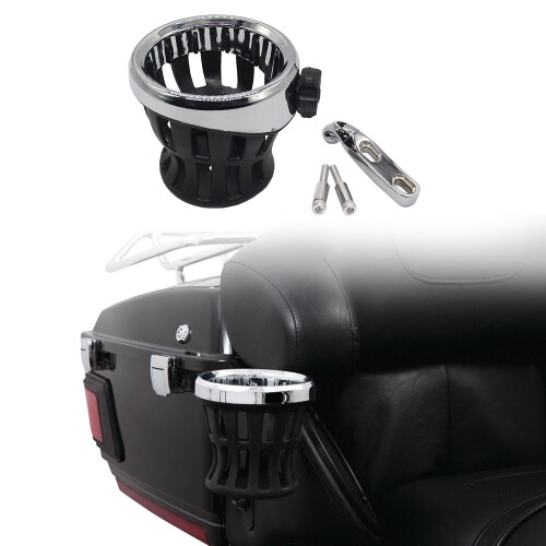 Portabicchiere da manubrio per moto GL1800 Goldwing Argento 1