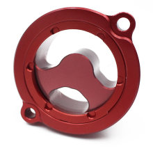 Für KLR 650 1987-2022 Motorrad Öl Filter Abdeckung Kappe Rot