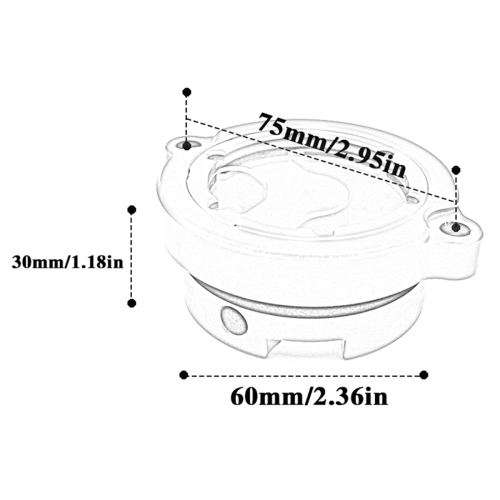 Für KLR 650 1987-2022 Motorrad Öl Filter Abdeckung Kappe Rot 2