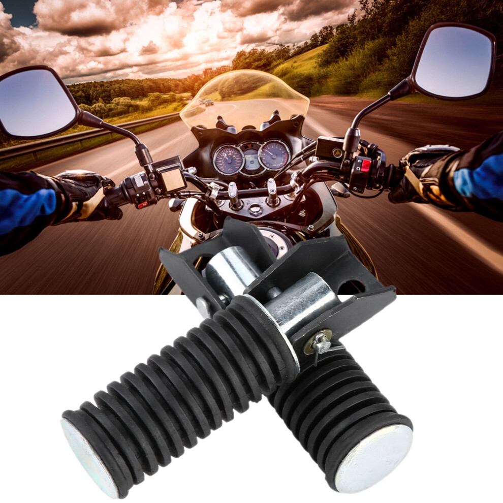 Pair Of Motorcycle Rear Passenger Foot Pegs Pedal Footrest For Suzuki Gn125/Qj25/Gs125/Gt125-5 3281324510117