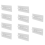 20PCS for Kitchen Bedroom Cabinet Support Clips Wall Hanger Sticker 1