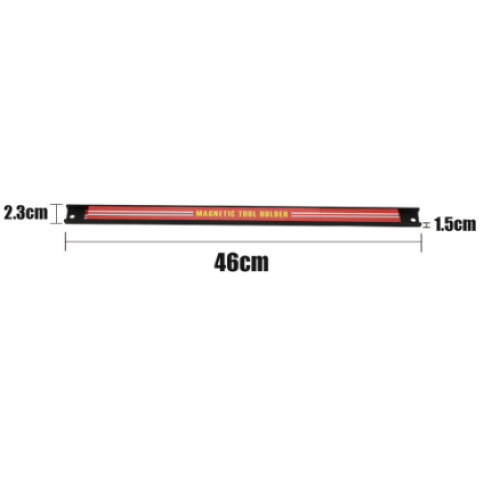 6x18" Heavy Duty Magnetic Tool Rack  Garage Wall Storage 2