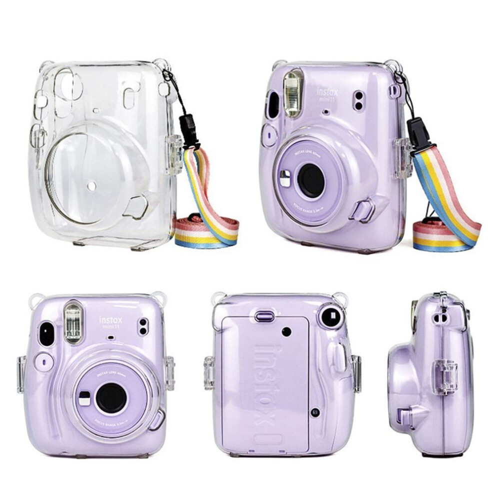 Kinokoo Fujifilm Instax Mini 11 Case Instax Mini 11 Camera Case Accessory Set 8-piece (transparent)