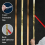 Mirror Self-adhesive Flat Decorative Lines Strip Black 5
