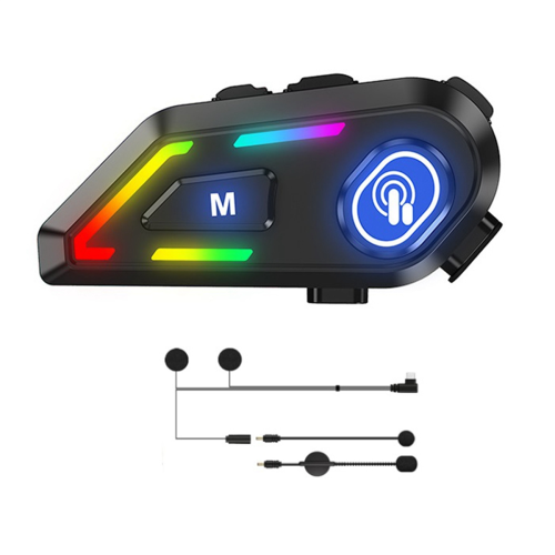 Bluetooth-Headset-Lautsprecher für Motorradhelme mit 2 Mikrofontypen
