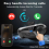 Bluetooth 5.3 Kabelloses Kopfbedeckungs-Headset für Motorräder 7