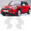 Paralume per fari auto per Mini F56 2014-2018 5