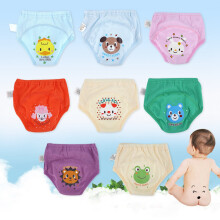 8PCS Baby Cloth Cartoon Waterproof Diapers Nappies Toddler 4 Layers Potty Training Pants (100)